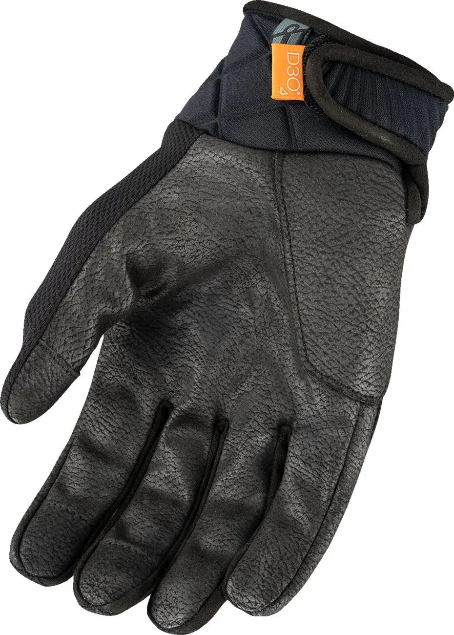 Icon Anthem 3 Textile Gloves Black - FREE UK Shipping, FREE 365 Day Returns | Moto Central