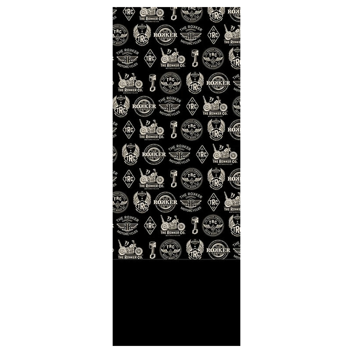 Rokker Fleece Neck Warmer Logos Black FREE UK Delivery, FREE 365 Day Returns | Moto Central