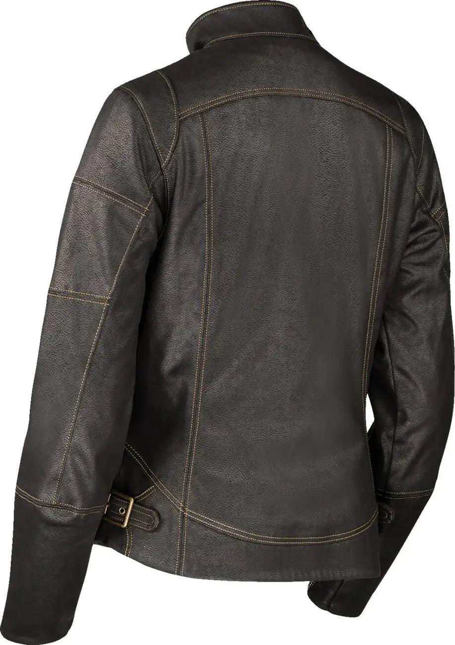 Icon Tuscadero 3 Ladies Textile Jacket Black / Gold - FREE UK Shipping, FREE 365 Day Returns | Moto Central