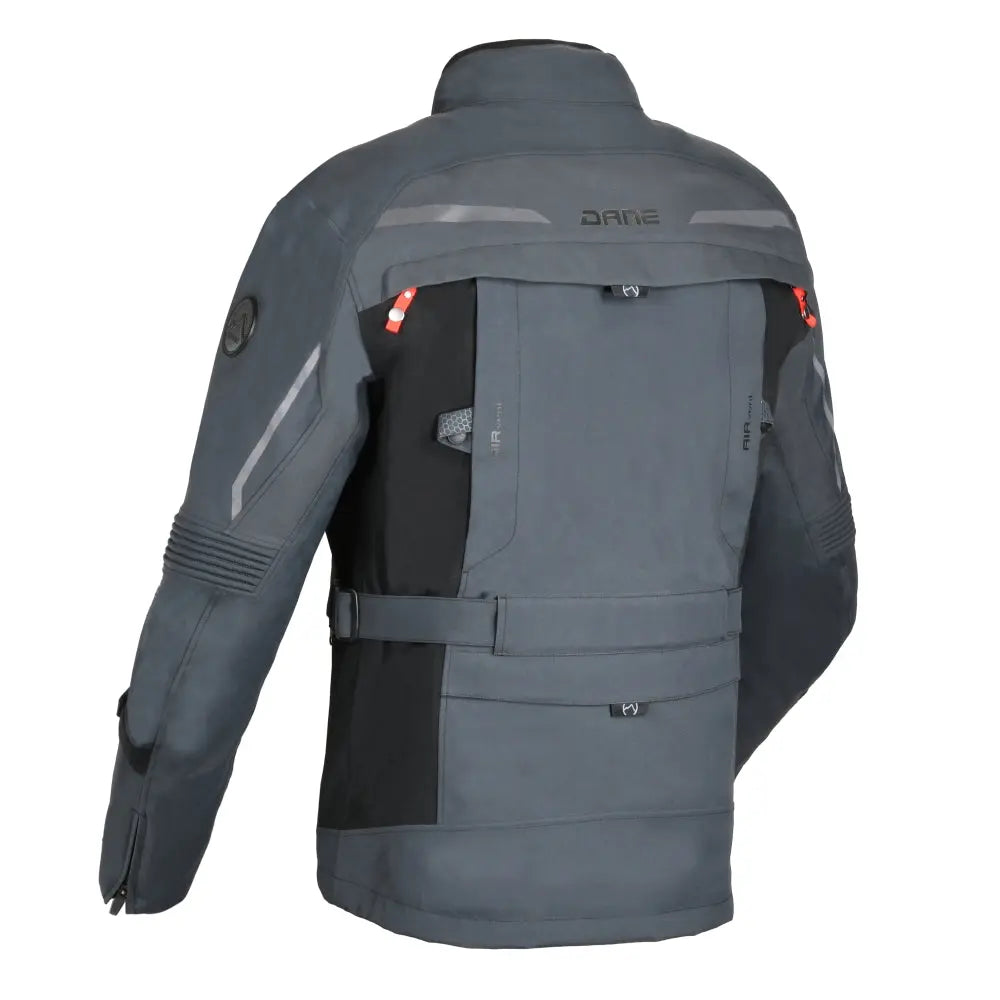 Dane Svendborg Gore-Tex Jacket Grey / Black - FREE UK Shipping, FREE 365 Day Returns | Moto Central