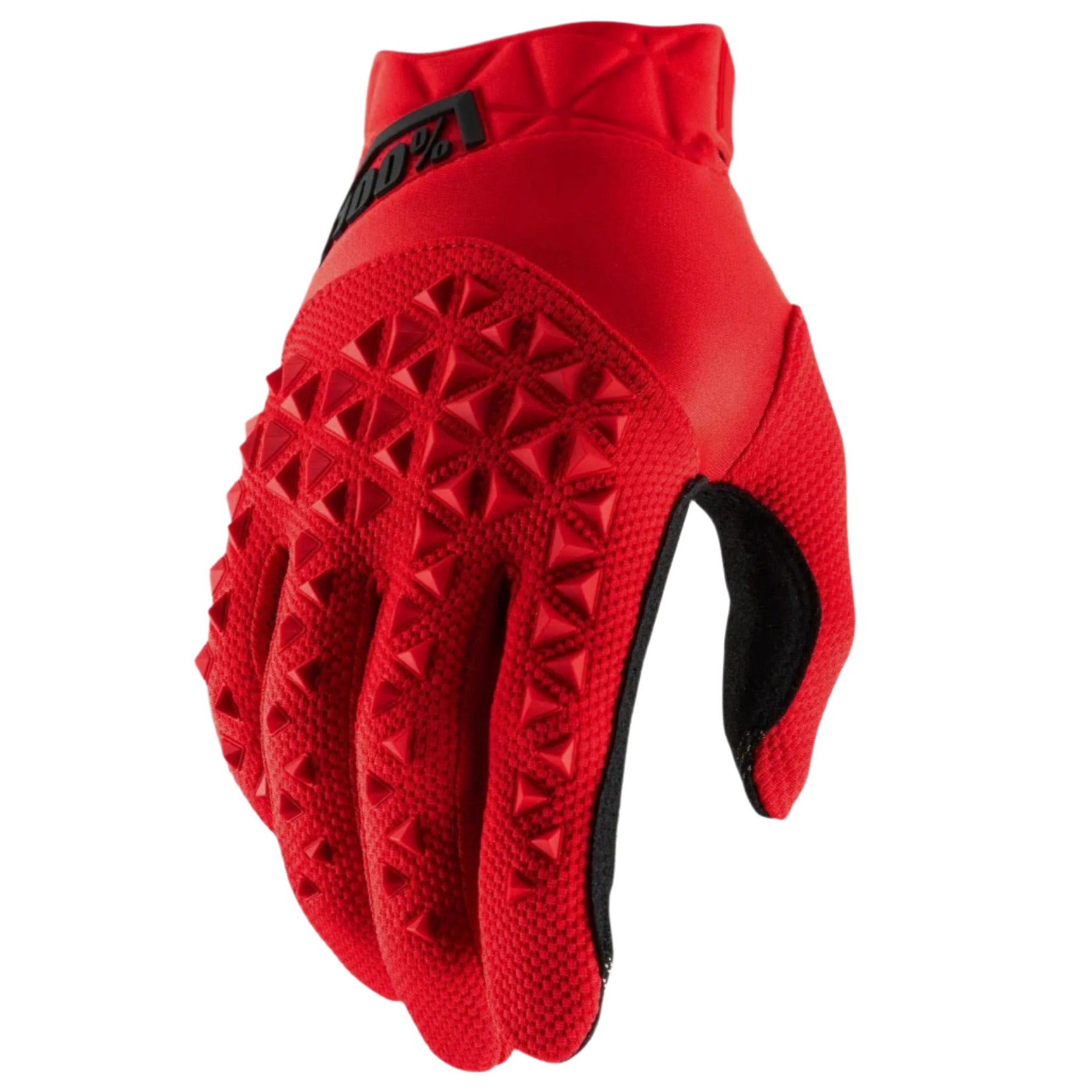 100% Airmatic Youth Gloves Red / Black - FREE UK Shipping, FREE 365 Day Returns | Moto Central