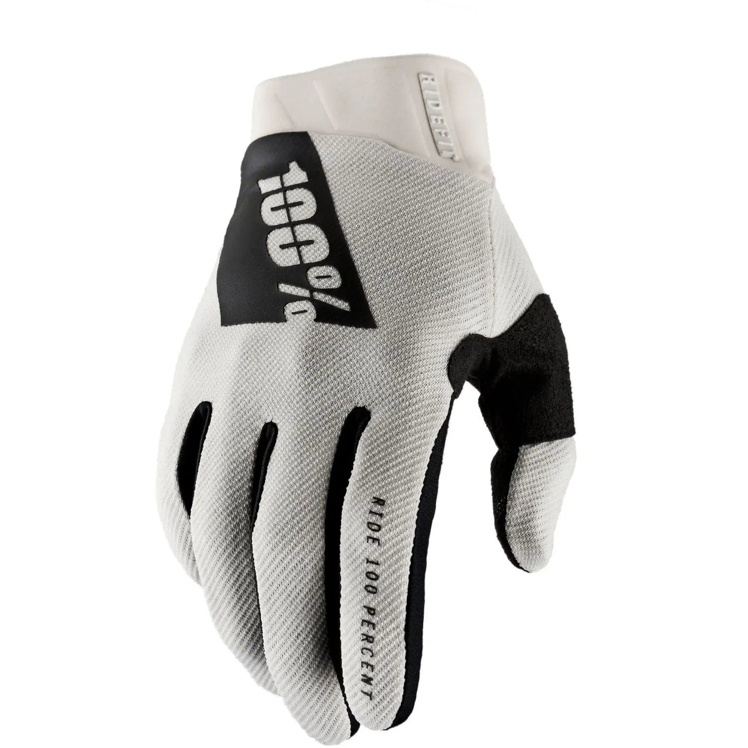 100% Ridefit Gloves Stone - FREE UK Shipping, FREE 365 Day Returns | Moto Central