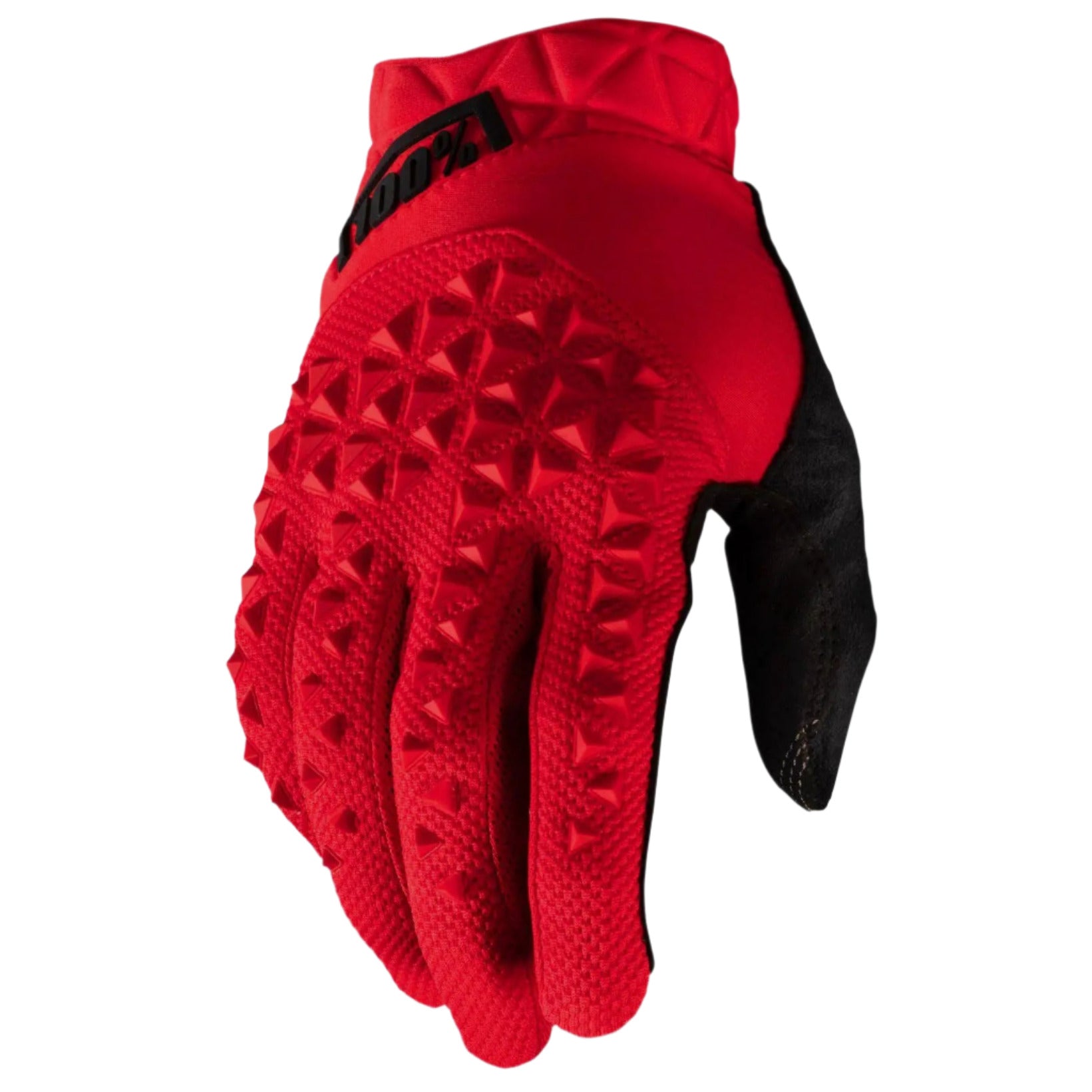 100% Geomatic Gloves Red - FREE UK Shipping, FREE 365 Day Returns | Moto Central