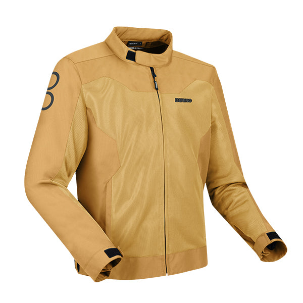 Bering Alias Textile Jacket Sand FREE UK Delivery, FREE 365 Day Returns | Moto Central