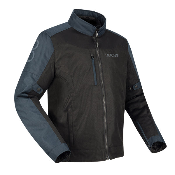 Bering Cronos Textile Jacket Black / Anthracite FREE UK Delivery, FREE 365 Day Returns | Moto Central