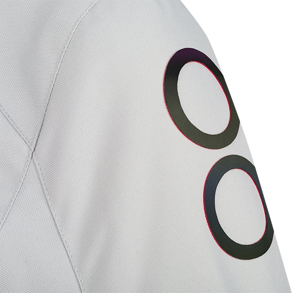 Bering Warwick Textile Jacket Light Grey / Red FREE UK Delivery, FREE 365 Day Returns | Moto Central