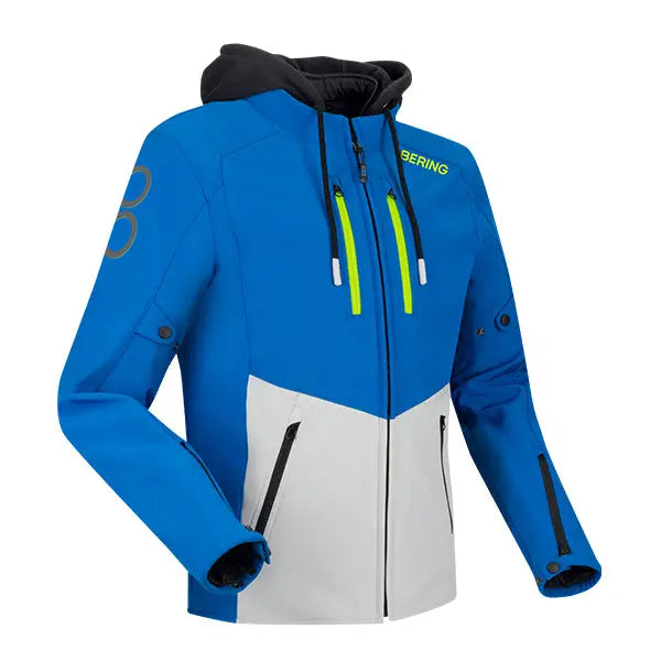 Bering Rotor Textile Jacket Blue / Light Grey FREE UK Delivery, FREE 365 Day Returns | Moto Central