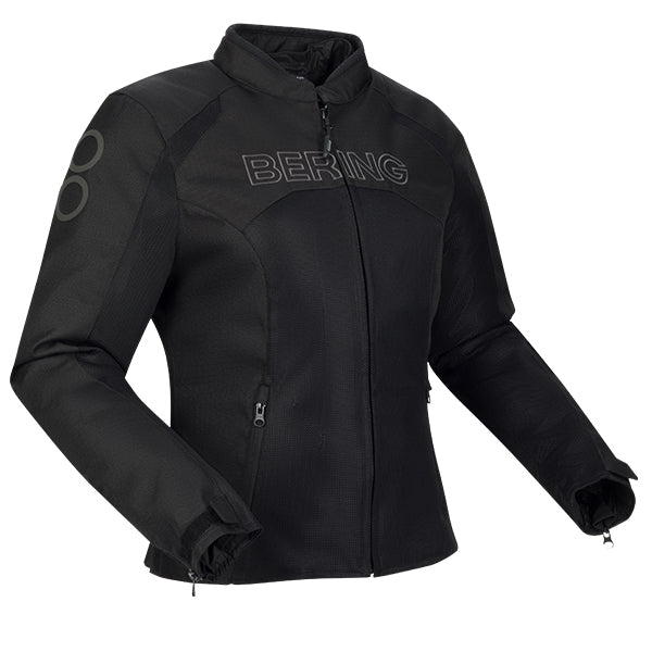 Bering Zao Ladies Textile Jacket Black FREE UK Delivery, FREE 365 Day Returns | Moto Central