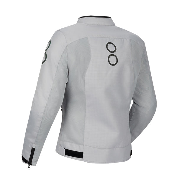 Bering Zao Ladies Textile Jacket Grey / Green FREE UK Delivery, FREE 365 Day Returns | Moto Central