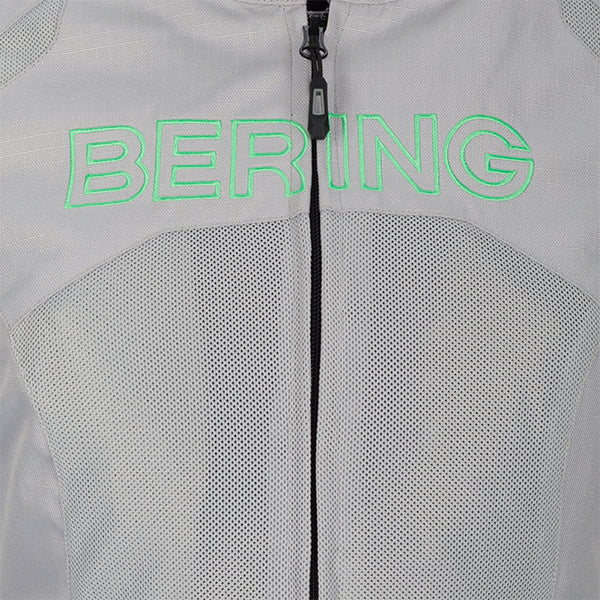 Bering Zao Ladies Textile Jacket Grey / Green FREE UK Delivery, FREE 365 Day Returns | Moto Central