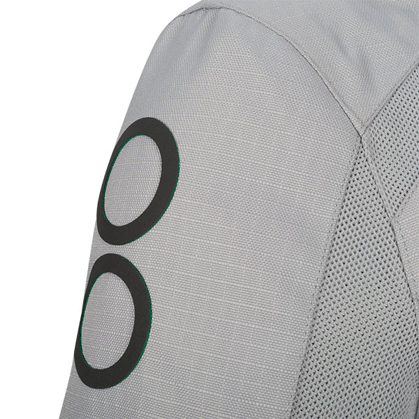 Bering Zao Ladies Textile Jacket Grey / Green FREE UK Delivery, FREE 365 Day Returns | Moto Central