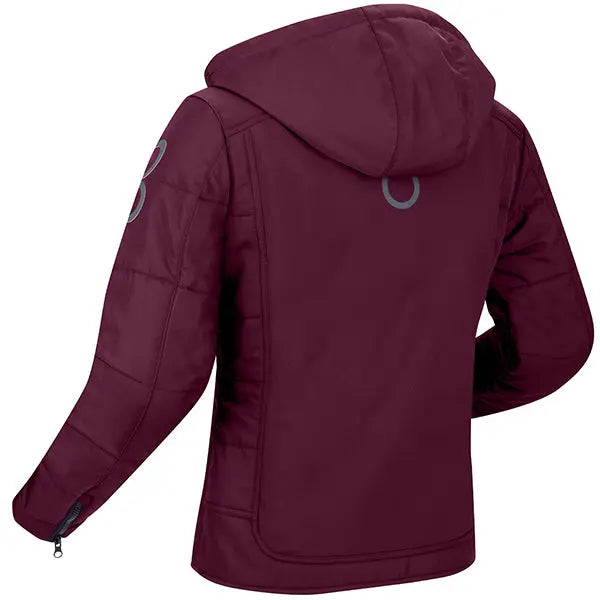 Bering Scoop Ladies Textile Jacket Burgundy FREE UK Delivery, FREE 365 Day Returns | Moto Central