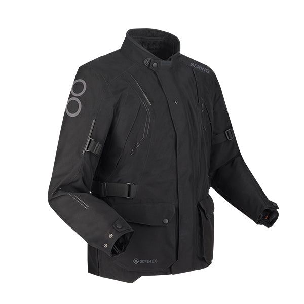 Bering Lakefield Gore-Tex Jacket Black FREE UK Delivery, FREE 365 Day Returns | Moto Central