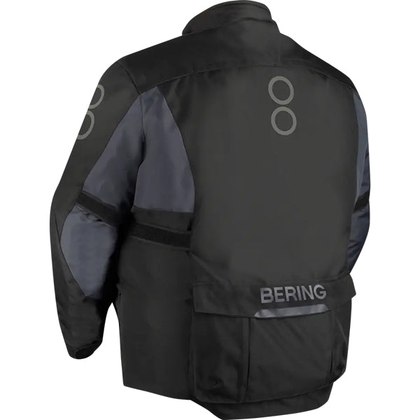 Bering Siberia King Size Textile Jacket Black / Grey FREE UK Delivery, FREE 365 Day Returns | Moto Central