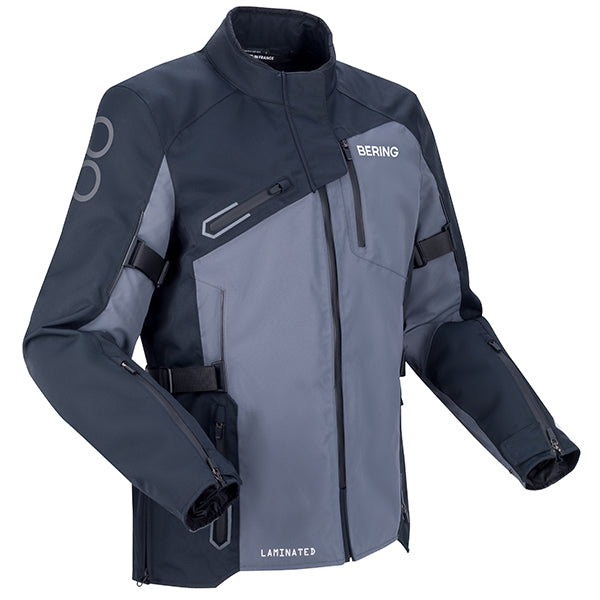 Bering Oxygen Textile Jacket Black / Grey FREE UK Delivery, FREE 365 Day Returns | Moto Central