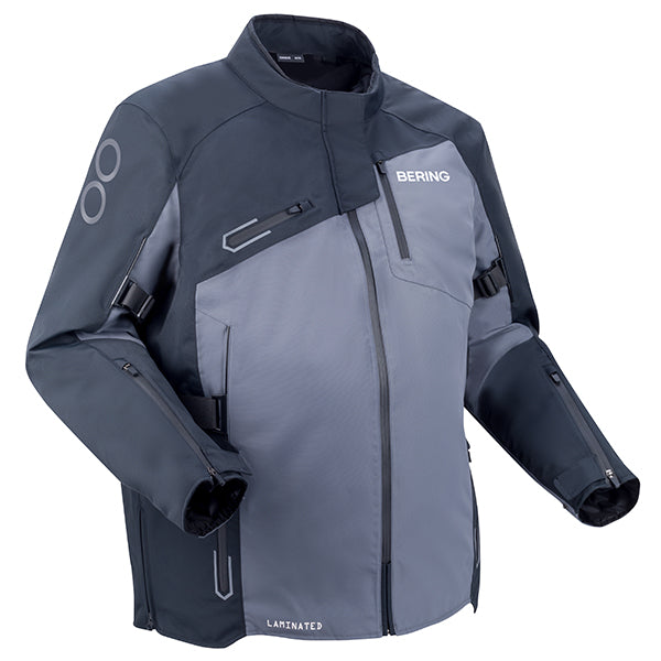 Bering Oxygen King Size Textile Jacket Black / Grey FREE UK Delivery, FREE 365 Day Returns | Moto Central