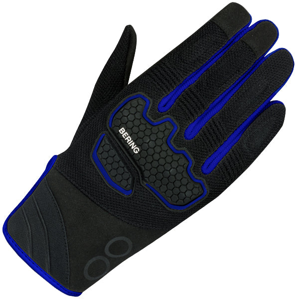 Bering Breeze Textile Gloves Black / Blue FREE UK Delivery, FREE 365 Day Returns | Moto Central