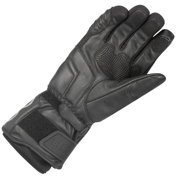 Bering Halifax Leather Gloves Black FREE UK Delivery, FREE 365 Day Returns | Moto Central