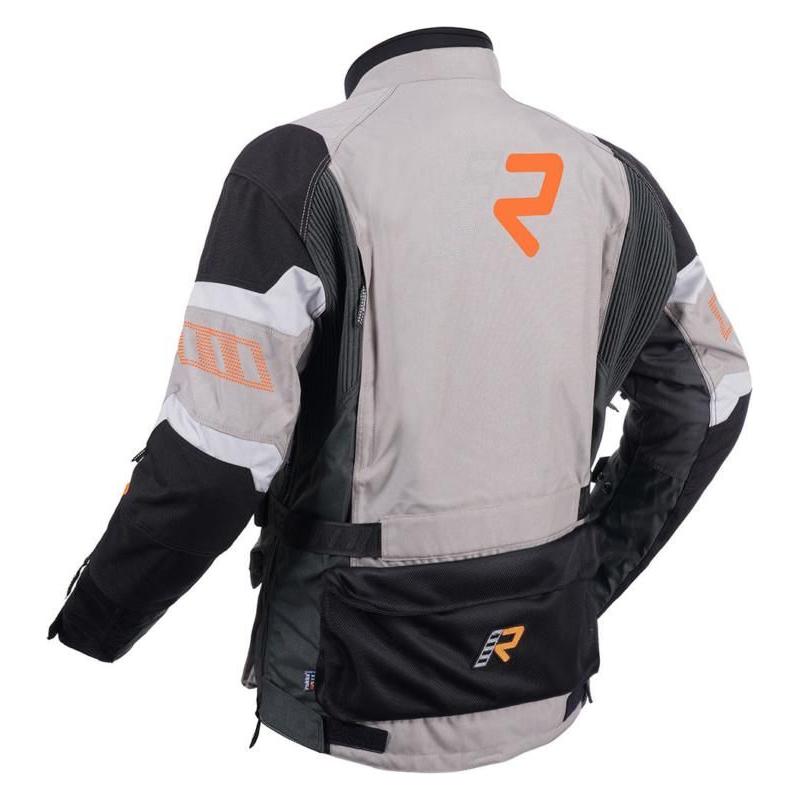 Rukka Trek-R Gore-Tex Jacket Grey / Orange - FREE UK Delivery - Moto Central