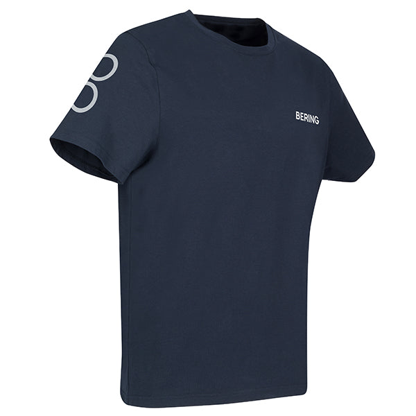 Bering Mecanic T-Shirt Navy Blue FREE UK Delivery, FREE 365 Day Returns | Moto Central