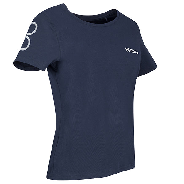 Bering Mecanic Ladies T-Shirt Navy Blue FREE UK Delivery, FREE 365 Day Returns | Moto Central