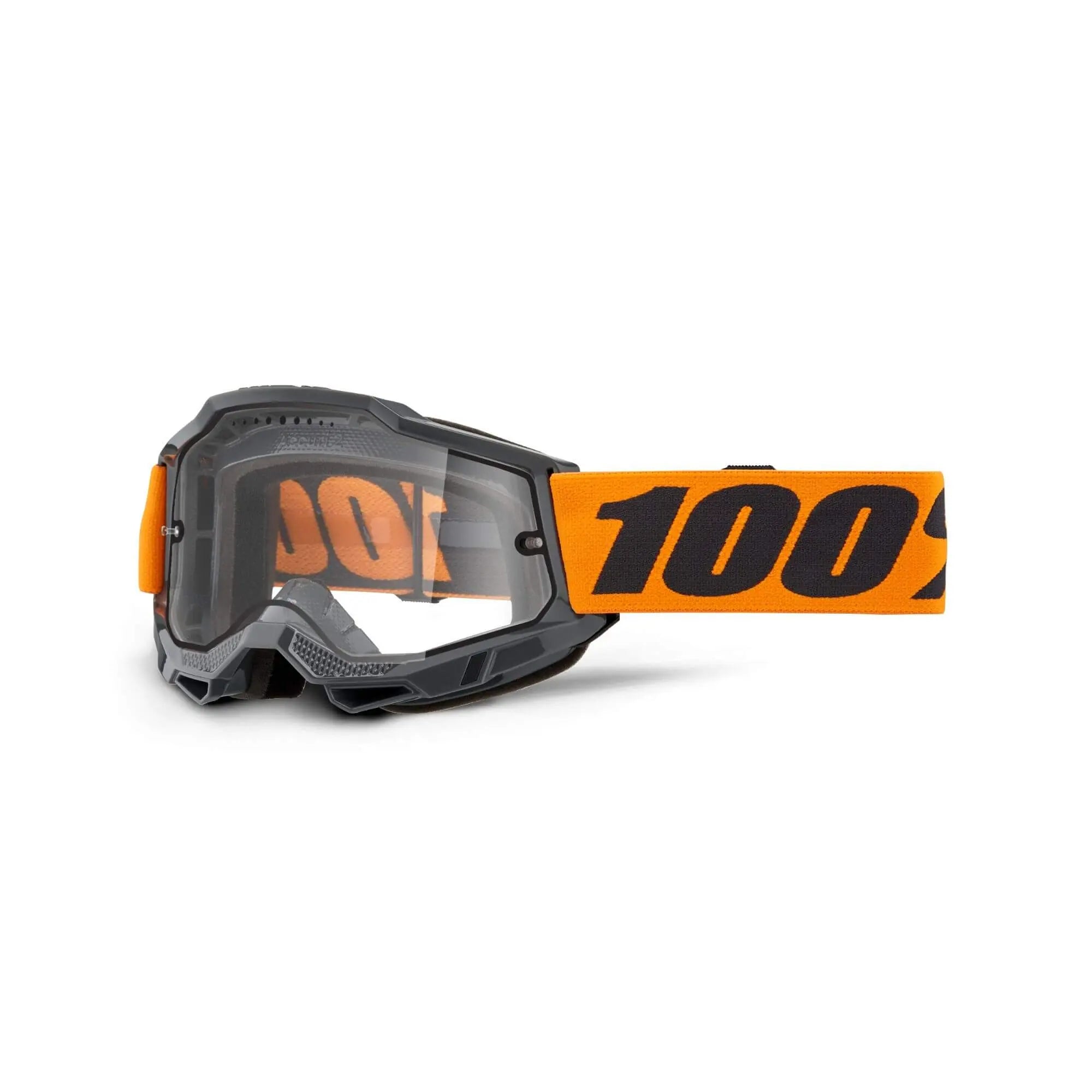enduro goggle 100% Accuri 2 Enduro MTB Goggles Orange/Clear Lens FREE UK Delivery
