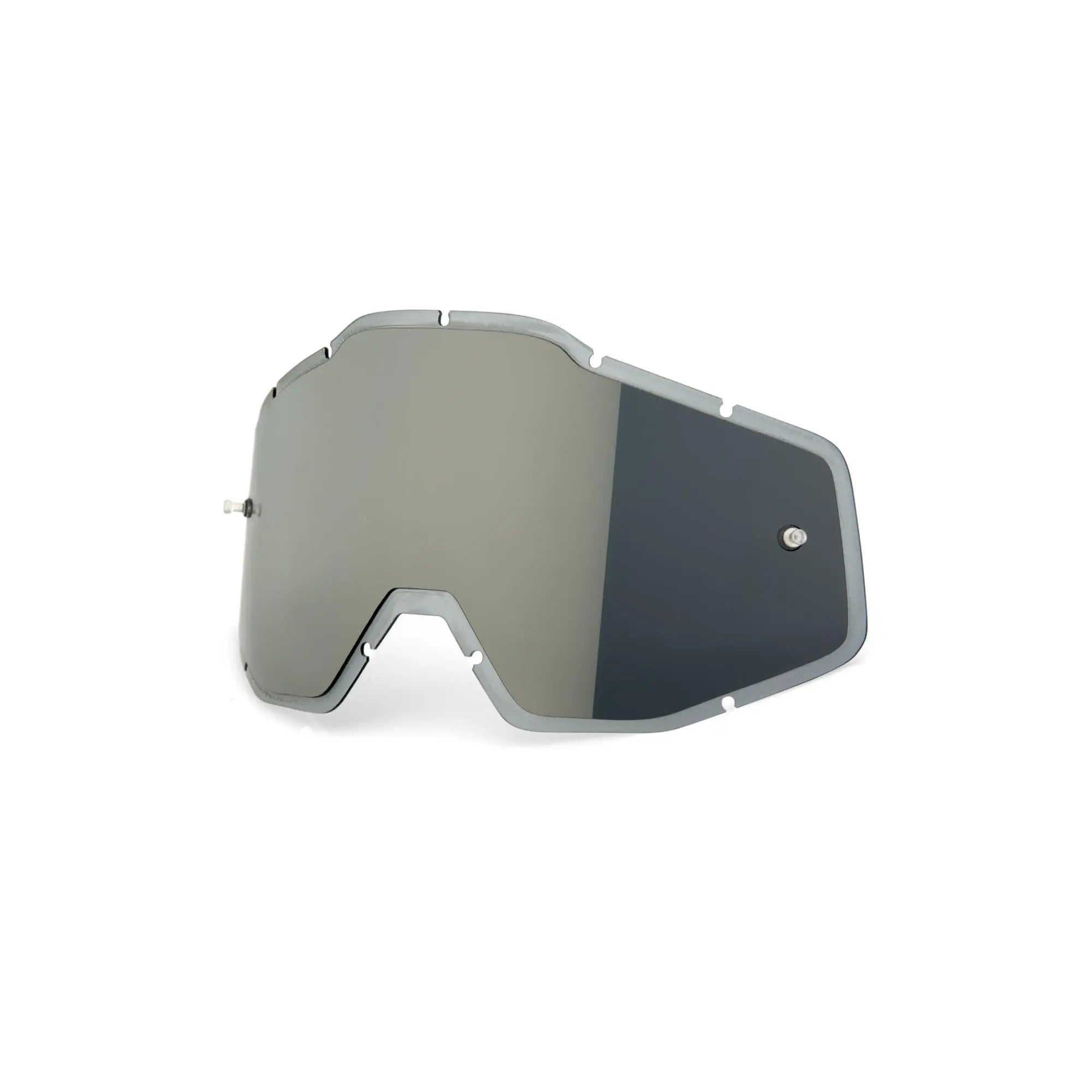 100% Accuri / Racecraft / Strata Anti-Fog Injected Lens Silver Mirror / Smoke - FREE UK Shipping, FREE 365 Day Returns | Moto Central