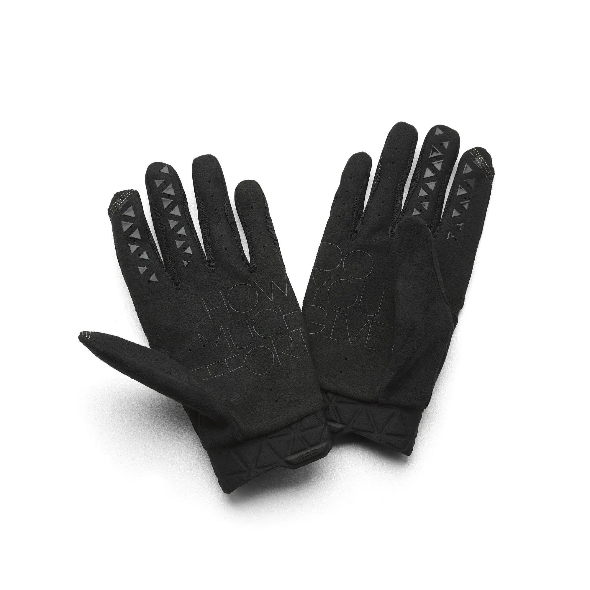 100% Geomatic Gloves Black - FREE UK Shipping, FREE 365 Day Returns | Moto Central