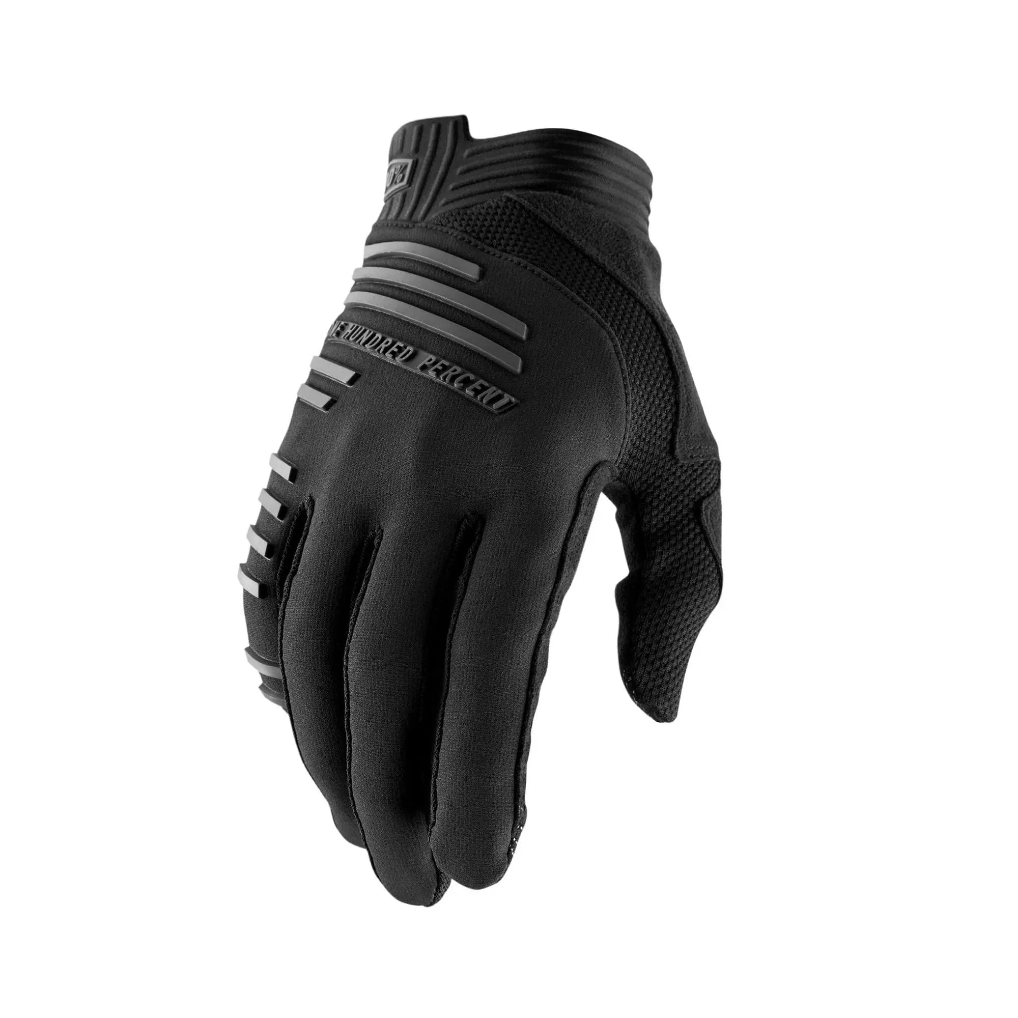 100% R-Core Gloves Black - FREE UK Shipping, FREE 365 Day Returns | Moto Central