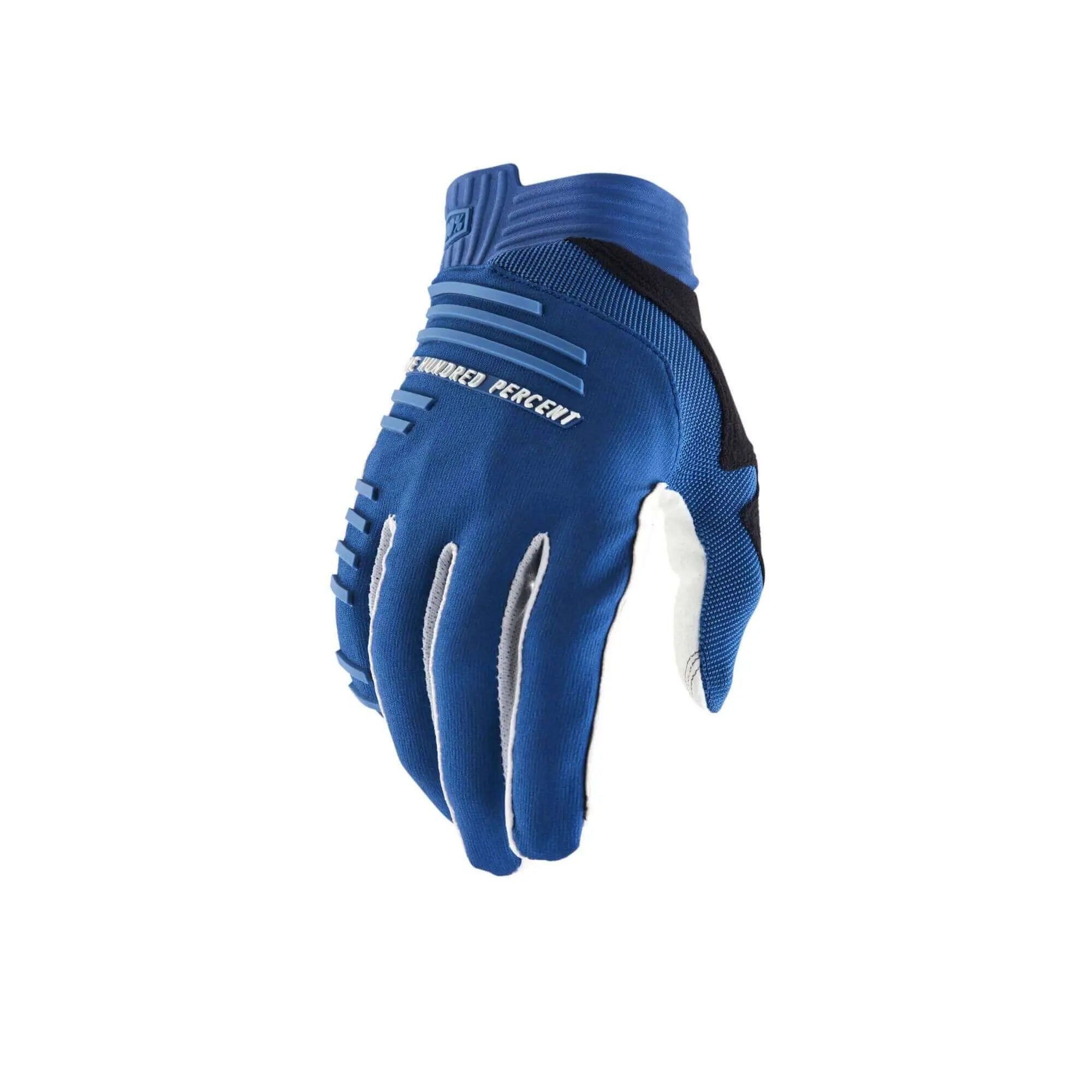 100% R-Core Gloves Slate Blue - FREE UK Shipping, FREE 365 Day Returns | Moto Central