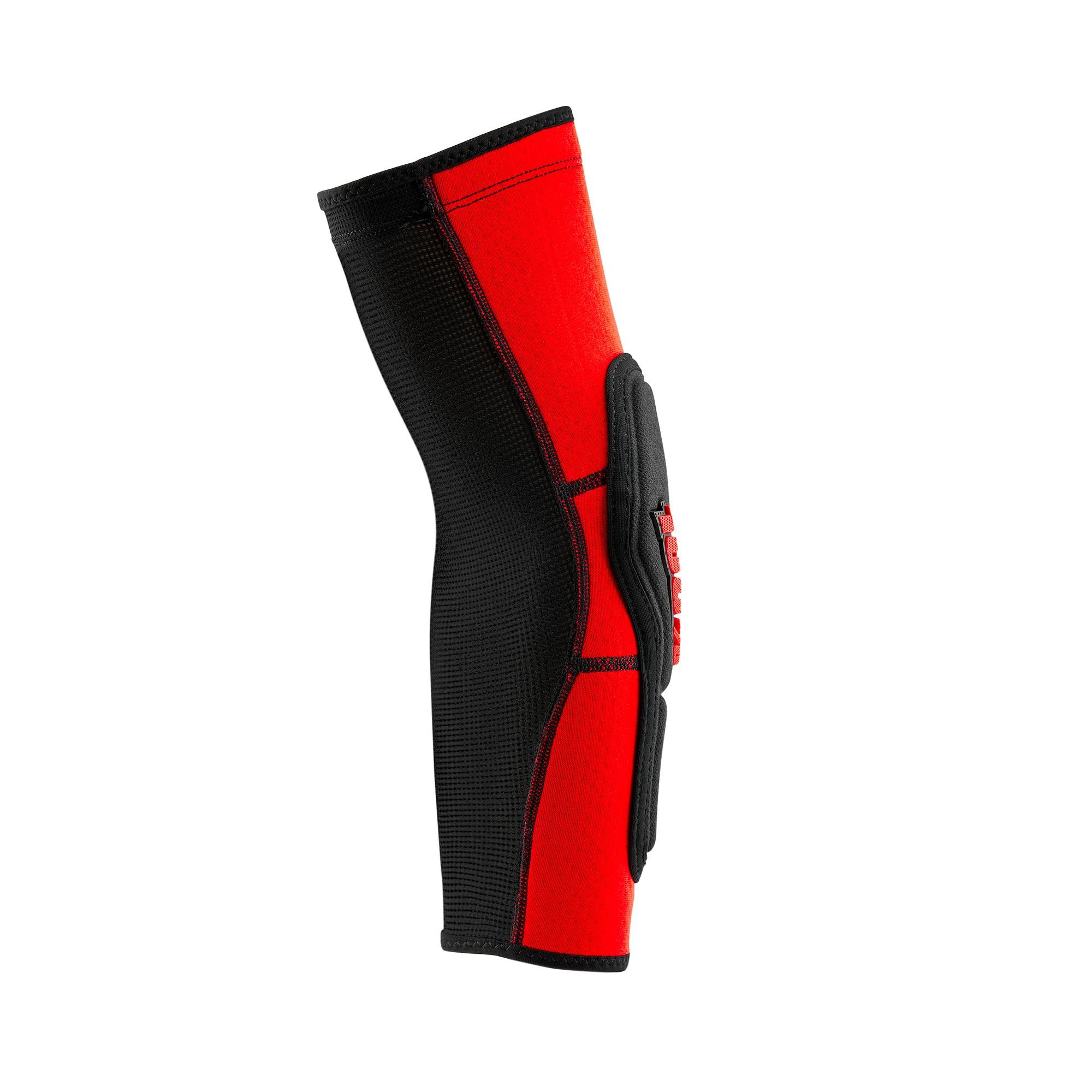 100% Ridecamp Elbow Guards Red / Black - FREE UK Shipping, FREE 365 Day Returns | Moto Central