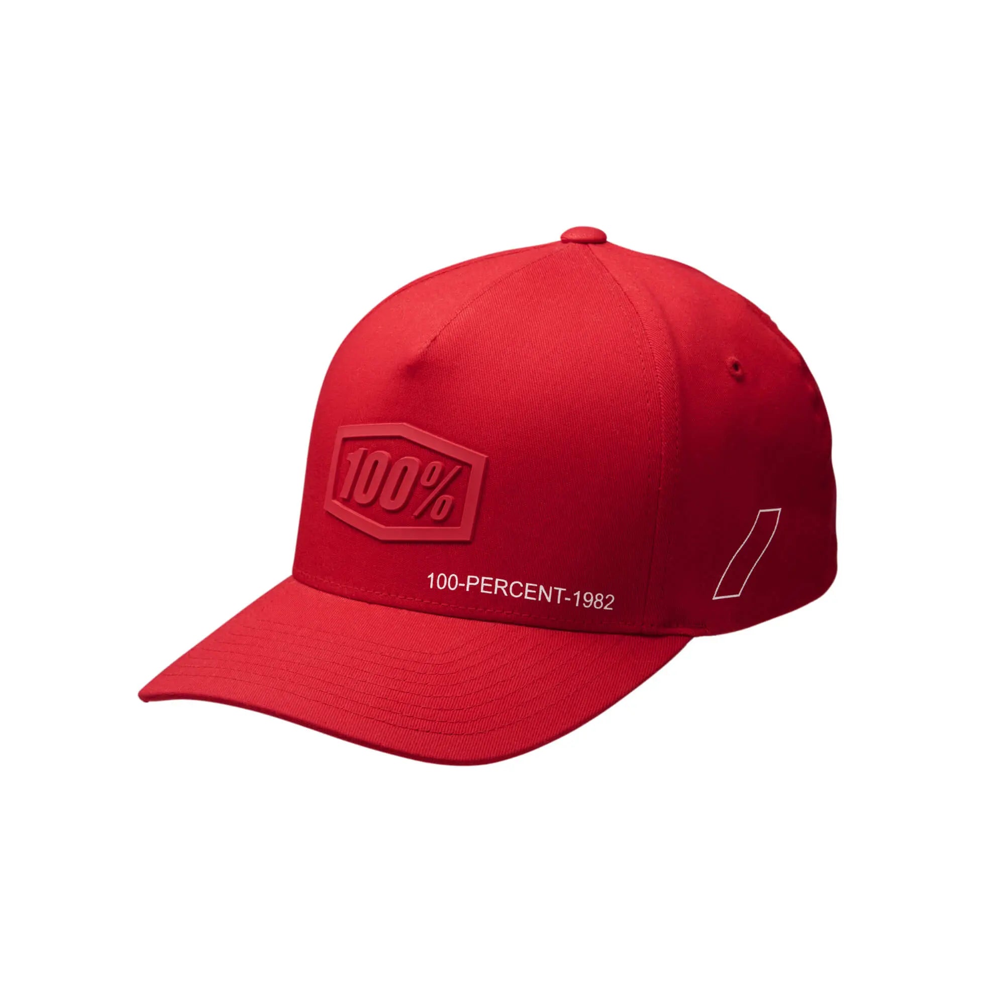 100% Shadow FlexFit X-Fit Cap Red - FREE UK Shipping, FREE 365 Day Returns | Moto Central
