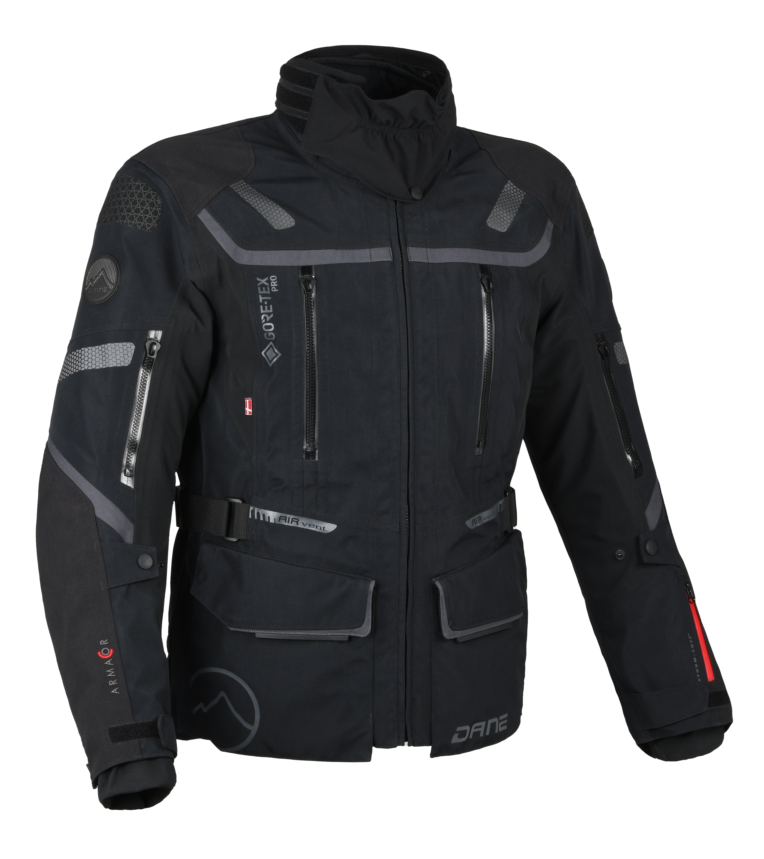 Dane Nimbus 3 Gore-Tex Pro Jacket Black FREE UK Delivery, FREE 365 Day Returns | Moto Central