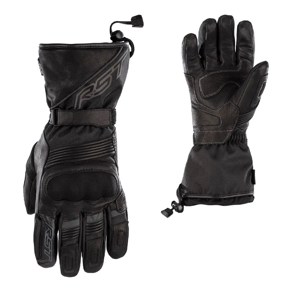RST Pro Series Paragon 6 CE Waterproof Leather Gloves Black - FREE UK Shipping, FREE 365 Day Returns | Moto Central