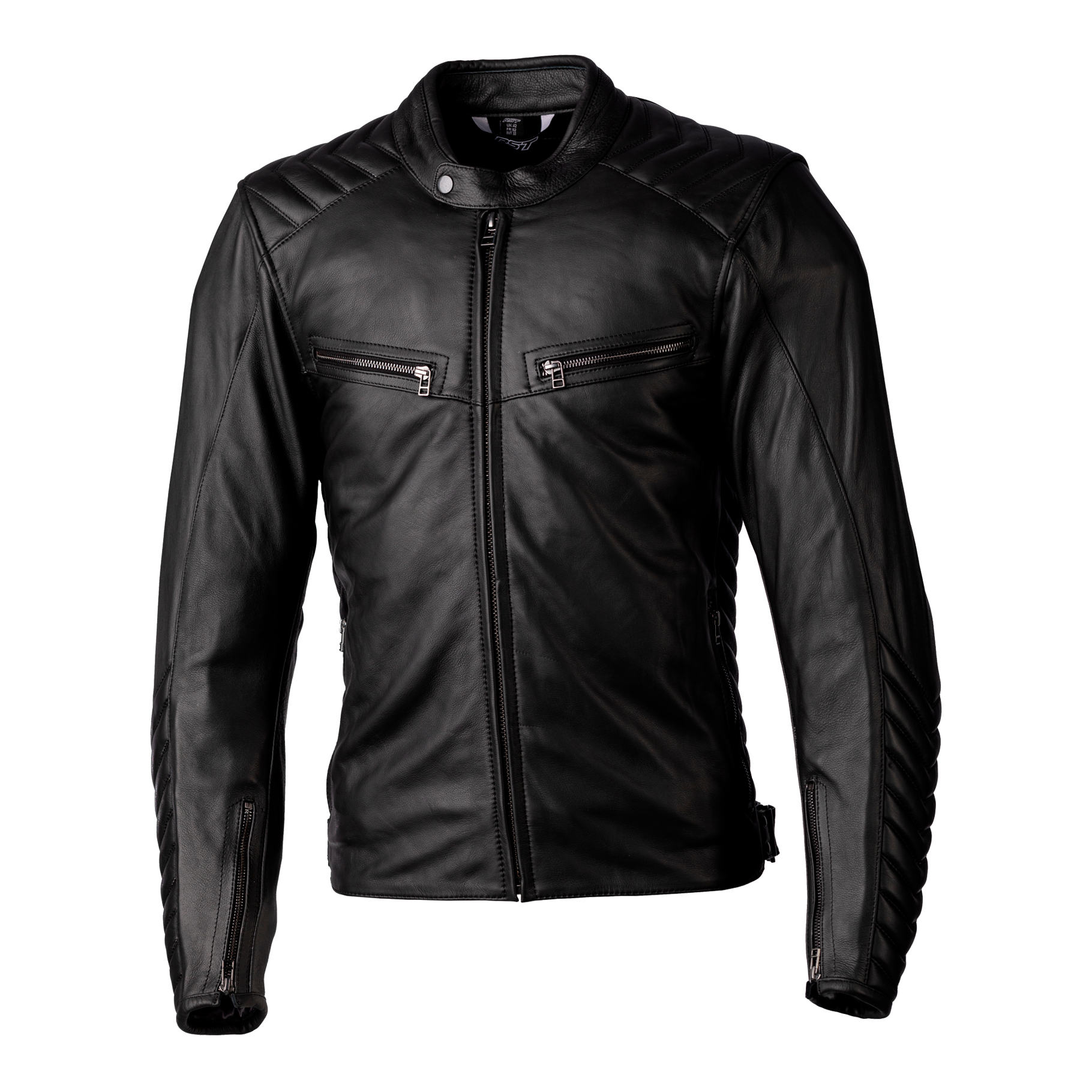 RST Roadster 3 CE Leather Jacket Black FREE UK Delivery, FREE 365 Day Returns | Moto Central
