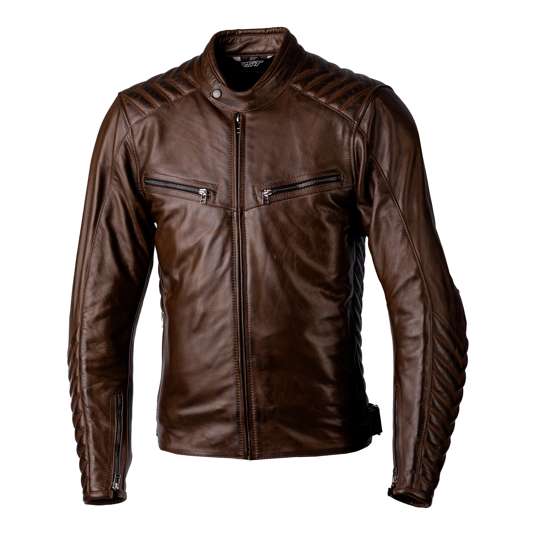 RST Roadster 3 CE Leather Jacket Brown FREE UK Delivery, FREE 365 Day Returns | Moto Central