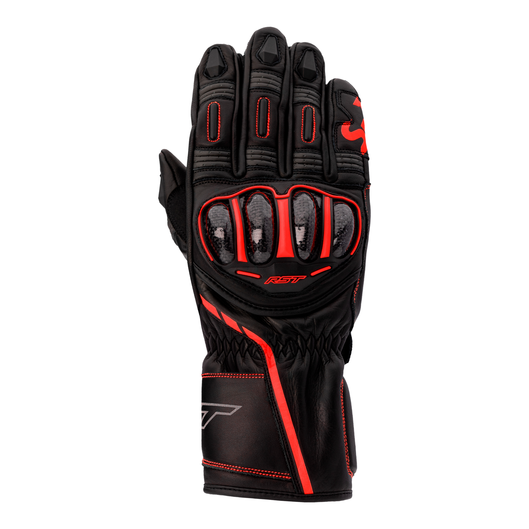 RST S1 CE Gloves Black / Grey / Red FREE UK Delivery, FREE 365 Day Returns | Moto Central
