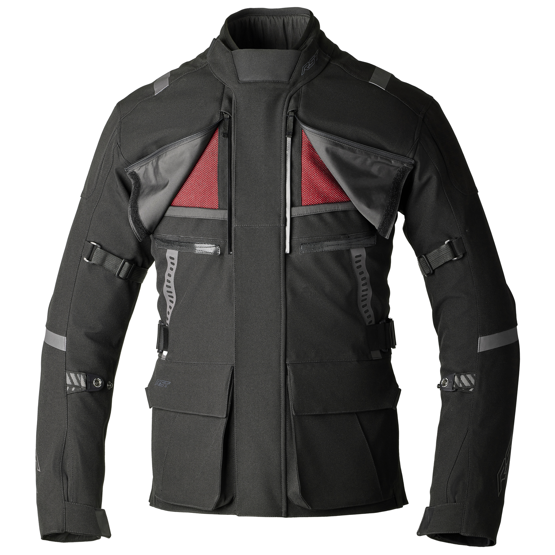 RST Pro Series Vulcan CE 3/4 Textile Jacket Black / Black FREE UK Delivery, FREE 365 Day Returns | Moto Central