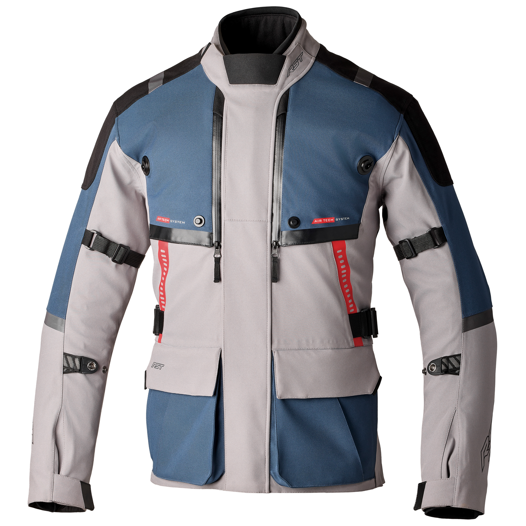 RST Pro Series Vulcan CE 3/4 Textile Jacket Silver / Blue FREE UK Delivery, FREE 365 Day Returns | Moto Central