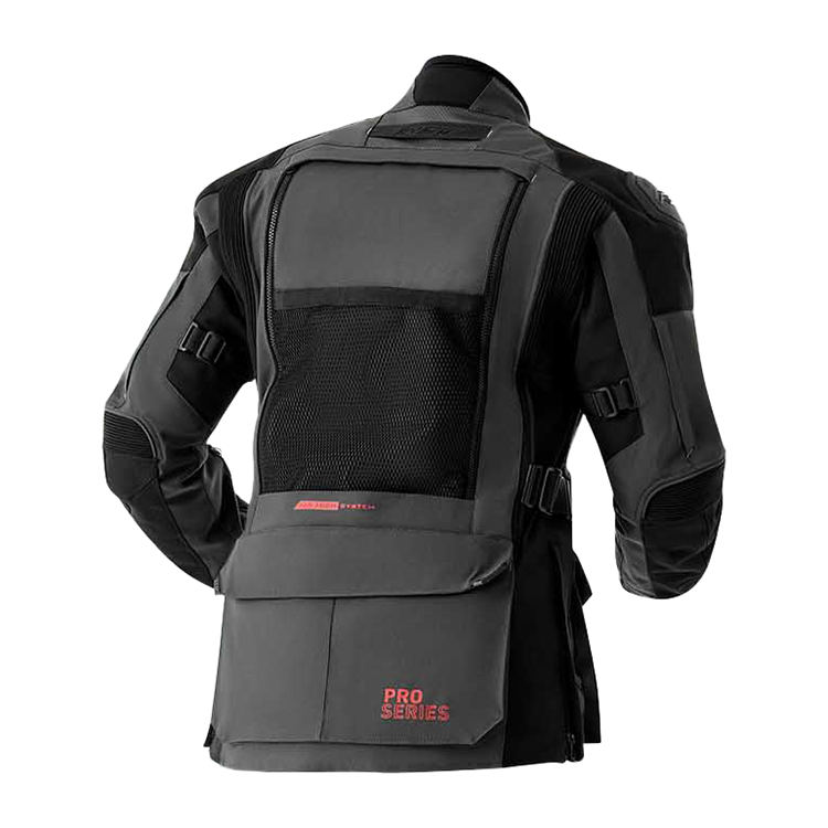 RST Pro Series Adventure D3O Textile Jacket Grey / Black - FREE UK Shipping, FREE 365 Day Returns | Moto Central
