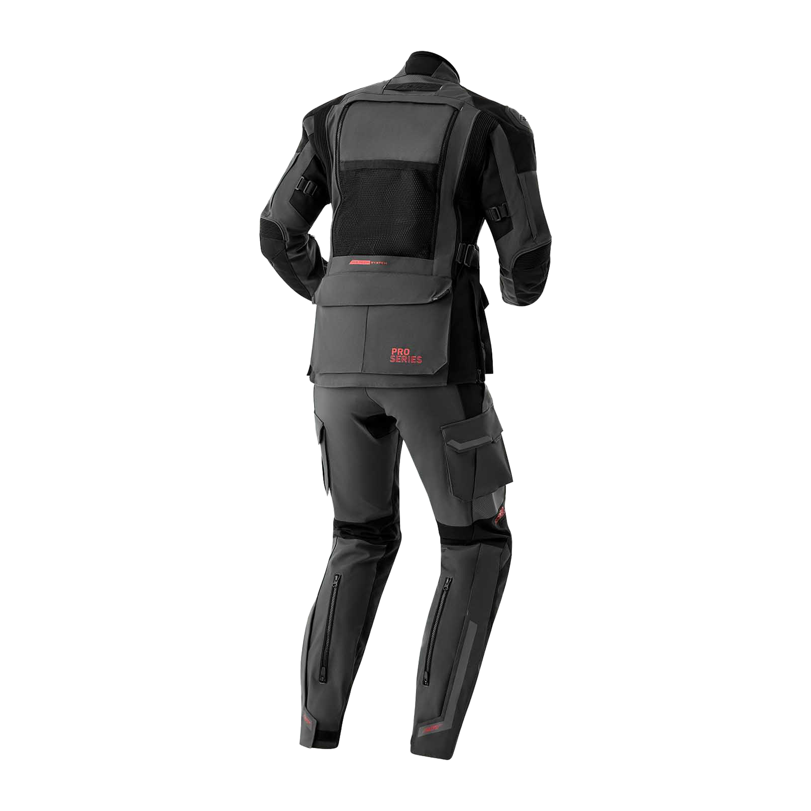 RST Pro Series Adventure D3O Textile Jacket Grey / Black - FREE UK Shipping, FREE 365 Day Returns | Moto Central