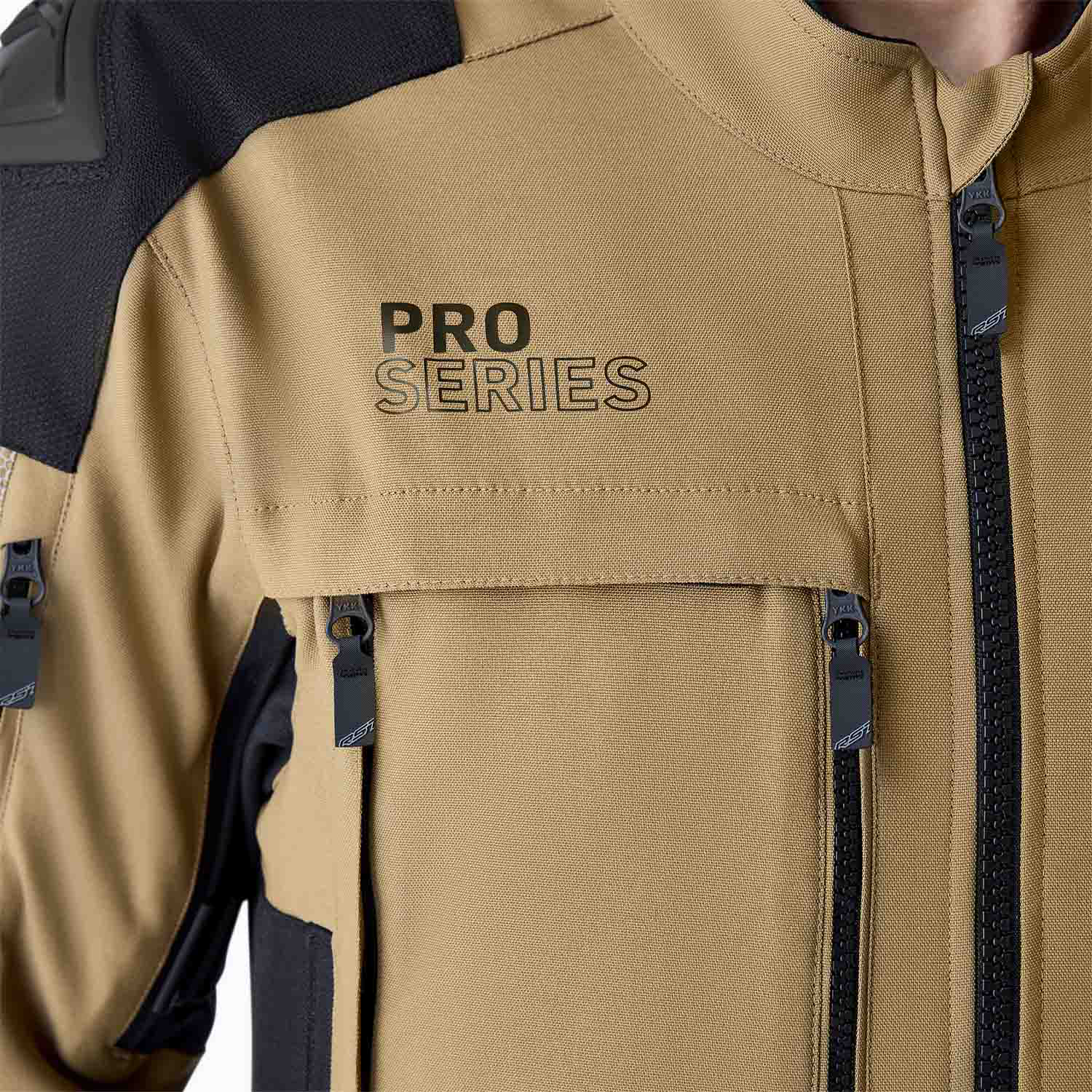 RST Pro Series Adventure D3O Textile Jacket Sand / Black - FREE UK Shipping, FREE 365 Day Returns | Moto Central