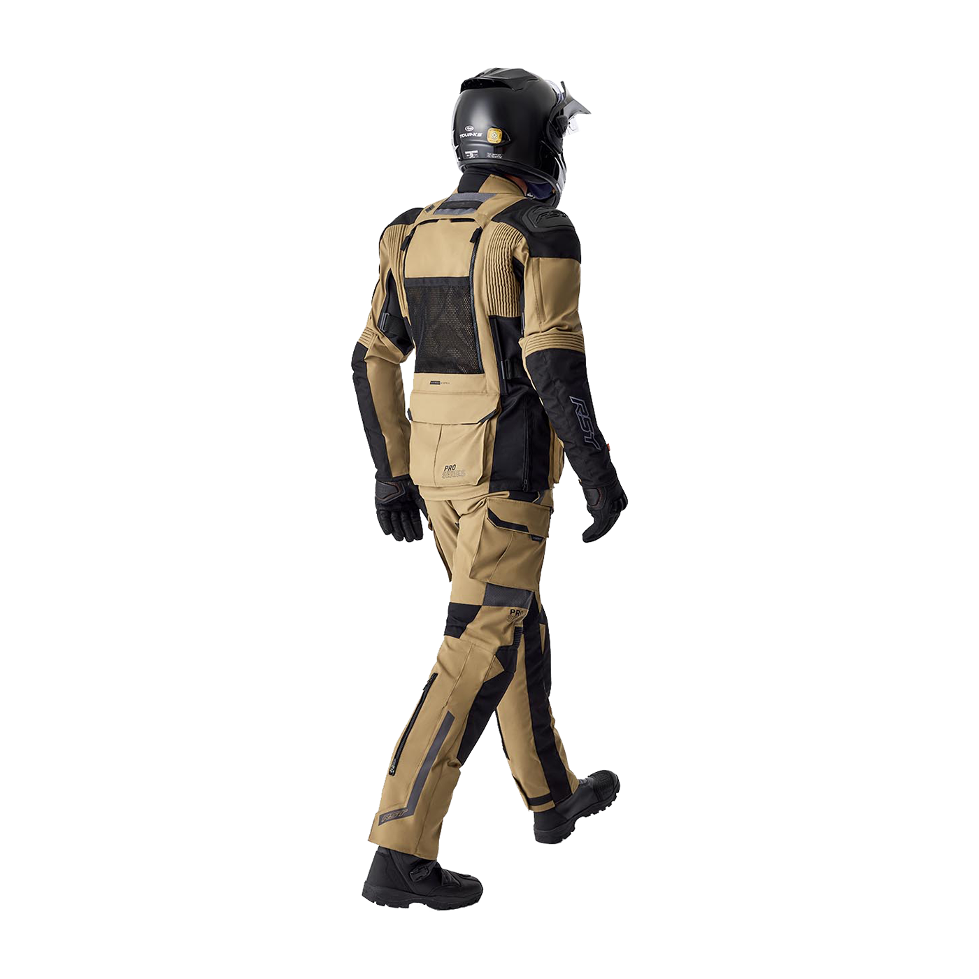 RST Pro Series Adventure D3O Textile Jacket Sand / Black - FREE UK Shipping, FREE 365 Day Returns | Moto Central