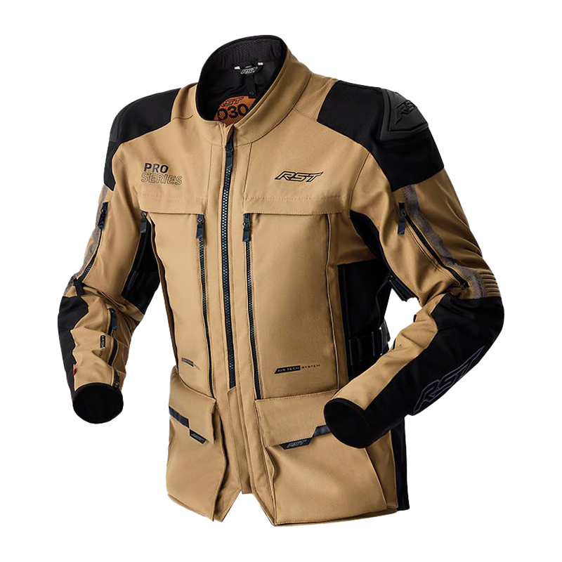RST Pro Series Adventure D3O Textile Jacket Sand / Black - FREE UK Shipping, FREE 365 Day Returns | Moto Central
