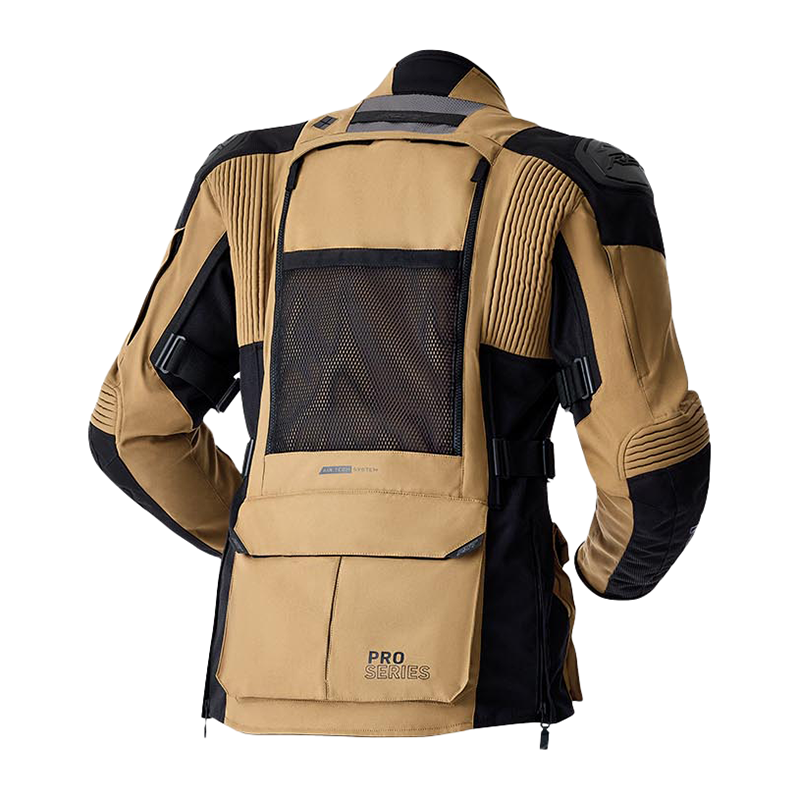 RST Pro Series Adventure D3O Textile Jacket Sand / Black - FREE UK Shipping, FREE 365 Day Returns | Moto Central