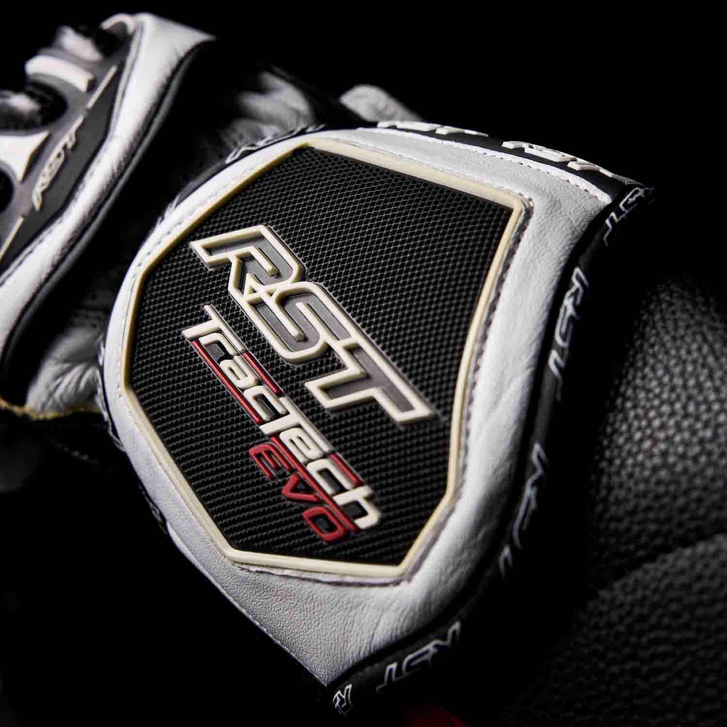 RST Race Dept V4.2 D3O Airbag One Piece Leather Suit Black / Red / White - FREE UK Shipping, FREE 365 Day Returns | Moto Central