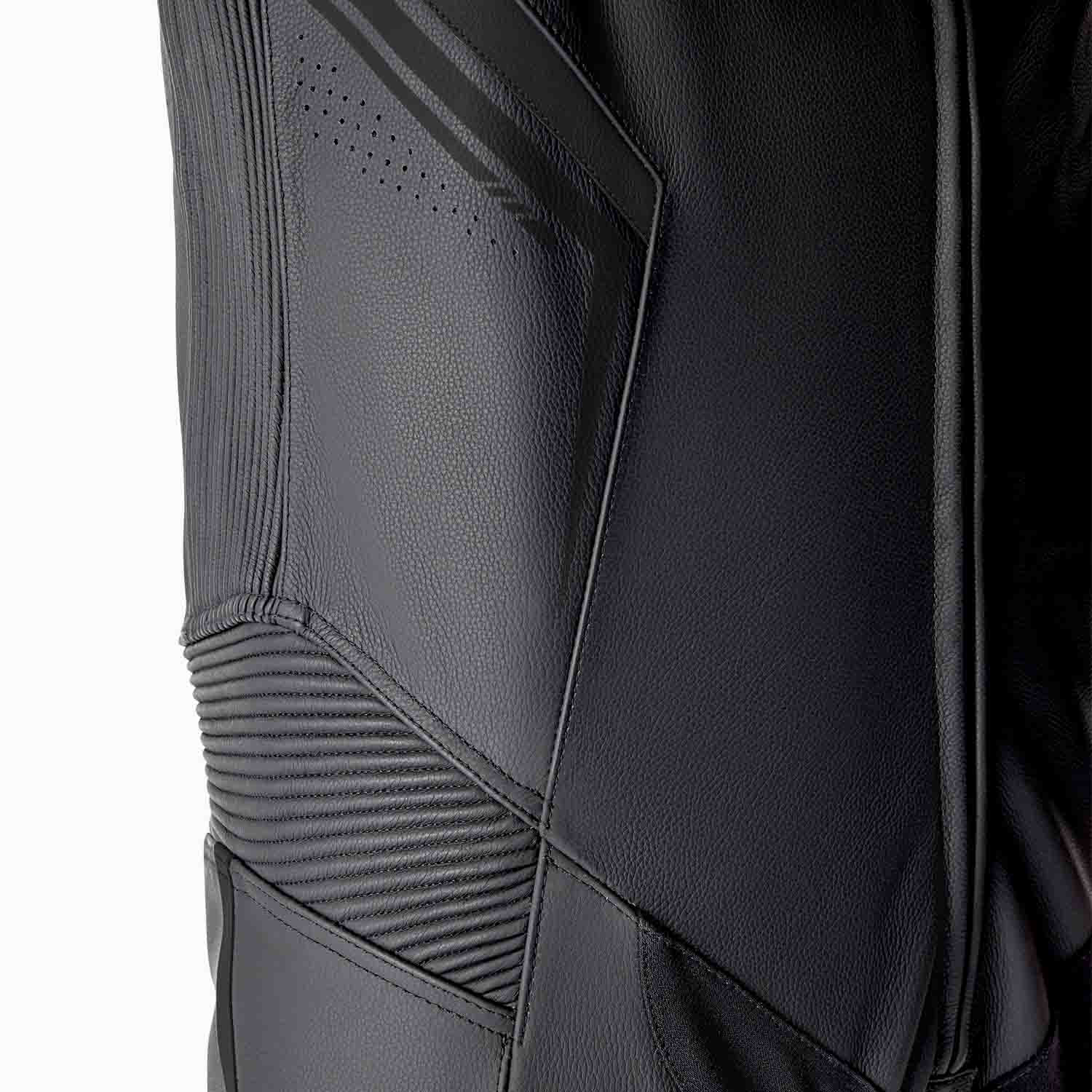 RST S1 D3O One Piece Leather Suit Black / Black / Black - FREE UK Shipping, FREE 365 Day Returns | Moto Central