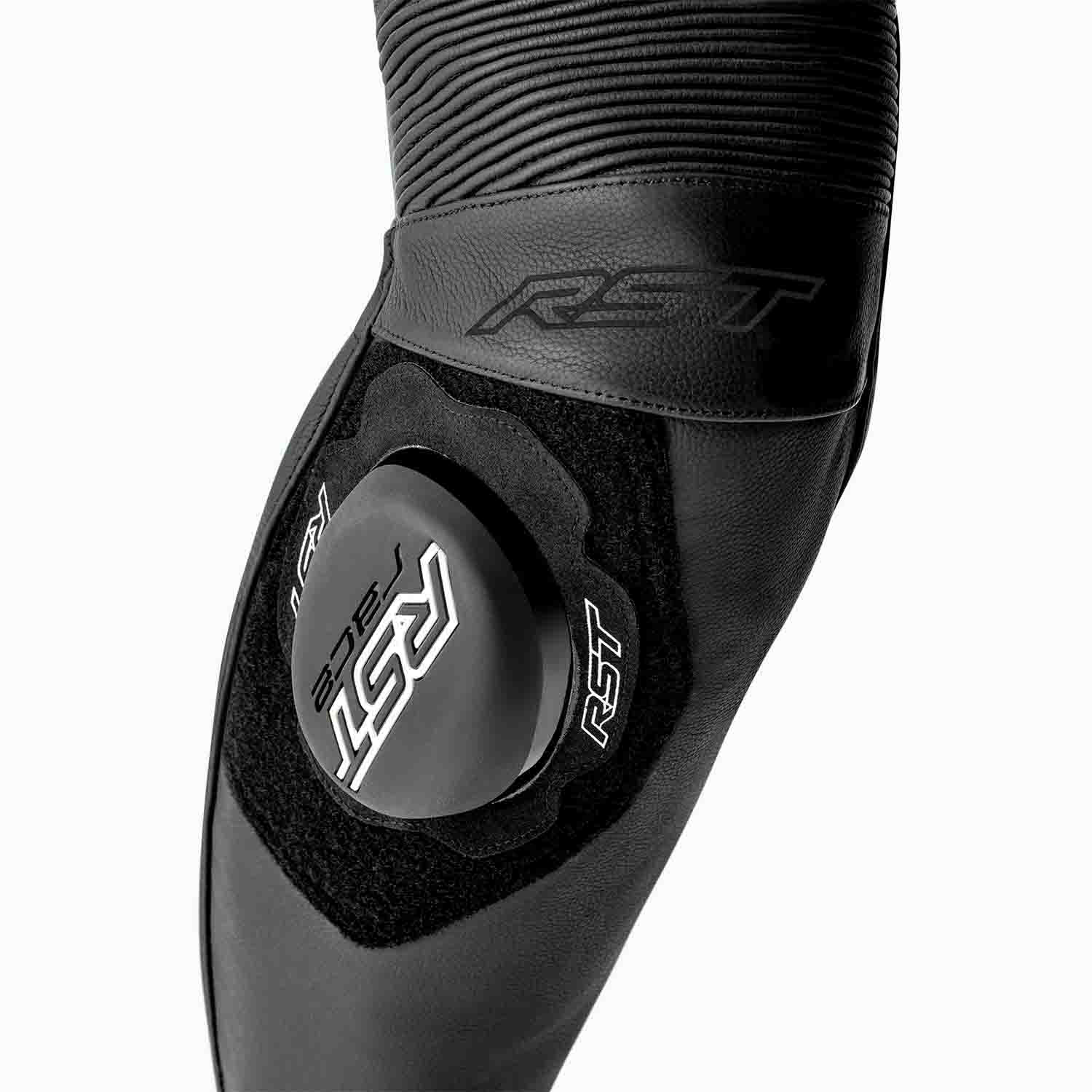 RST S1 D3O One Piece Leather Suit Black / Black / Black - FREE UK Shipping, FREE 365 Day Returns | Moto Central
