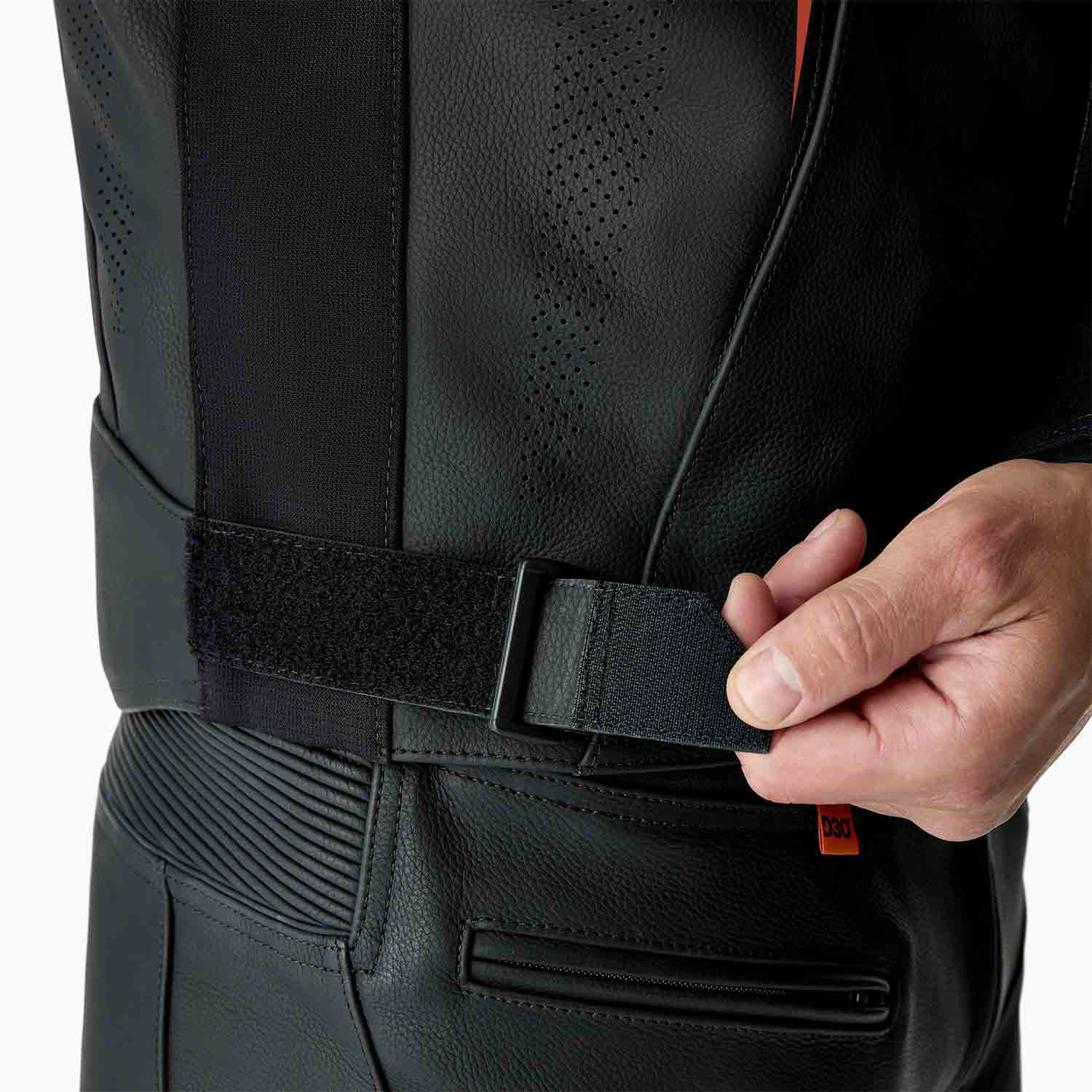 RST S1 D3O Leather Jacket Black / Grey / Red - FREE UK Shipping, FREE 365 Day Returns | Moto Central