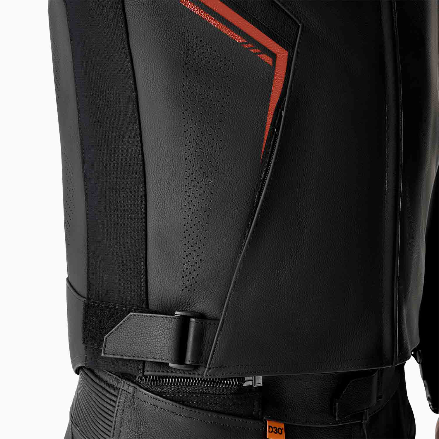 RST S1 D3O Leather Jacket Black / Grey / Red - FREE UK Shipping, FREE 365 Day Returns | Moto Central